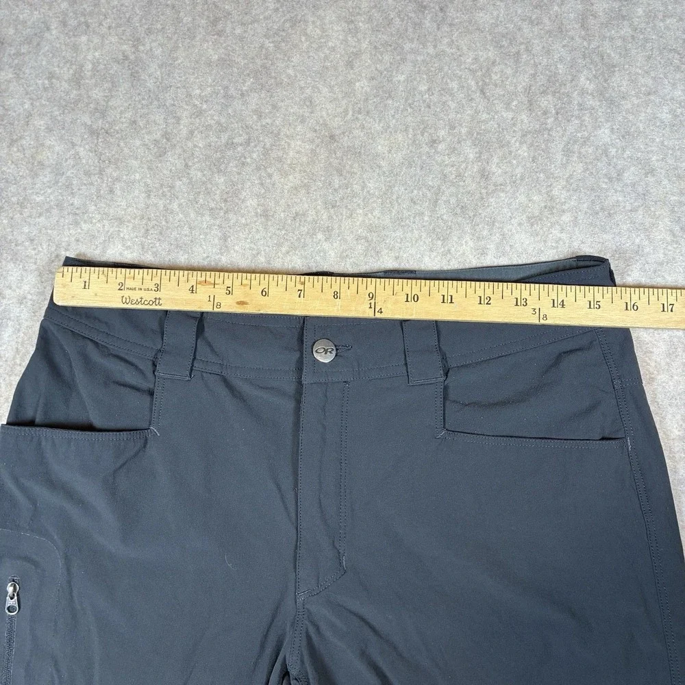 Outdoor Research OR Shorts Men's 30 Black Hiking Stretch zip pocket performance